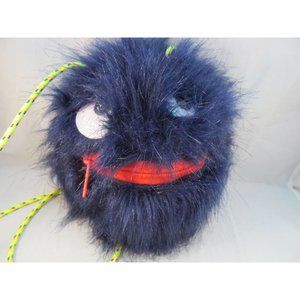 CrewCuts Girls Navy Blue Max the Monster Furry Shoulder Bag NWT J Crew